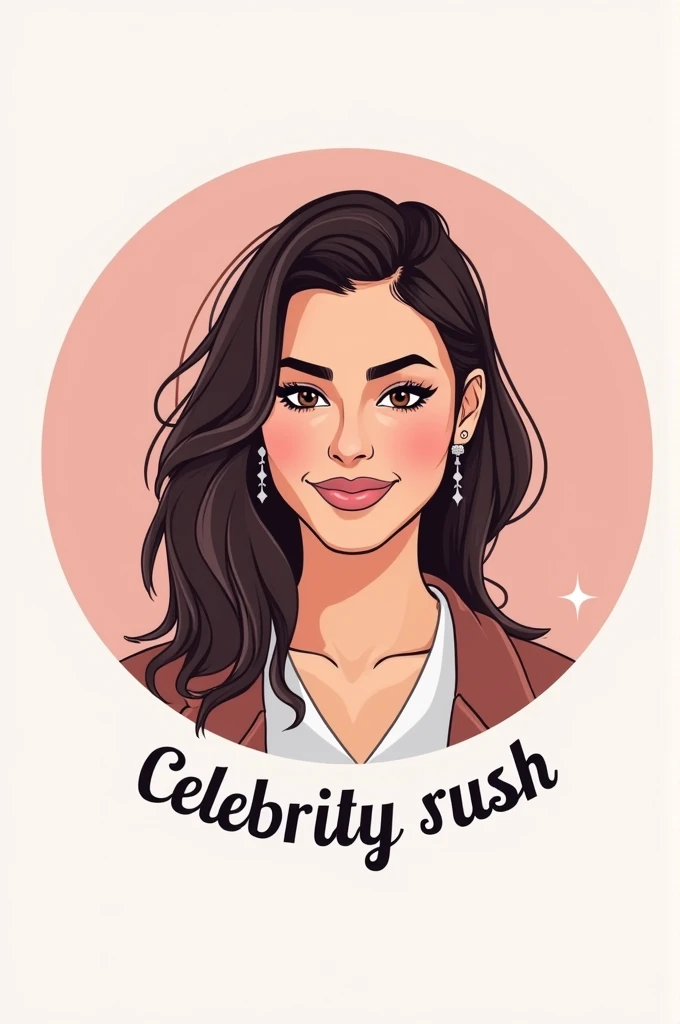 Generate logo for social media account with the name celebrity crush