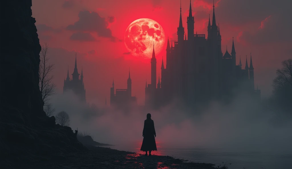 Gothic romantic, dark fantasy, Doomsday of daylight