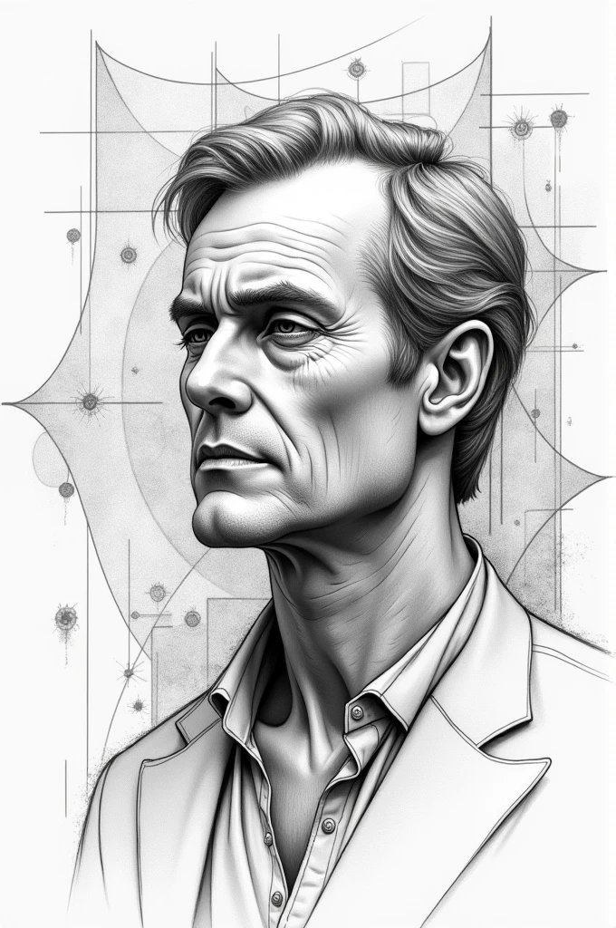 Using pencil, Make a simple, lively, mix illusion drawing sketch about this "The leader must be a learner and have a passion for truth and reality"