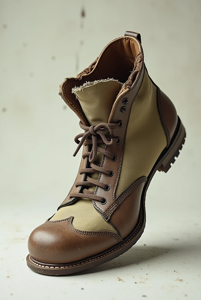 image of disintegrated shoe