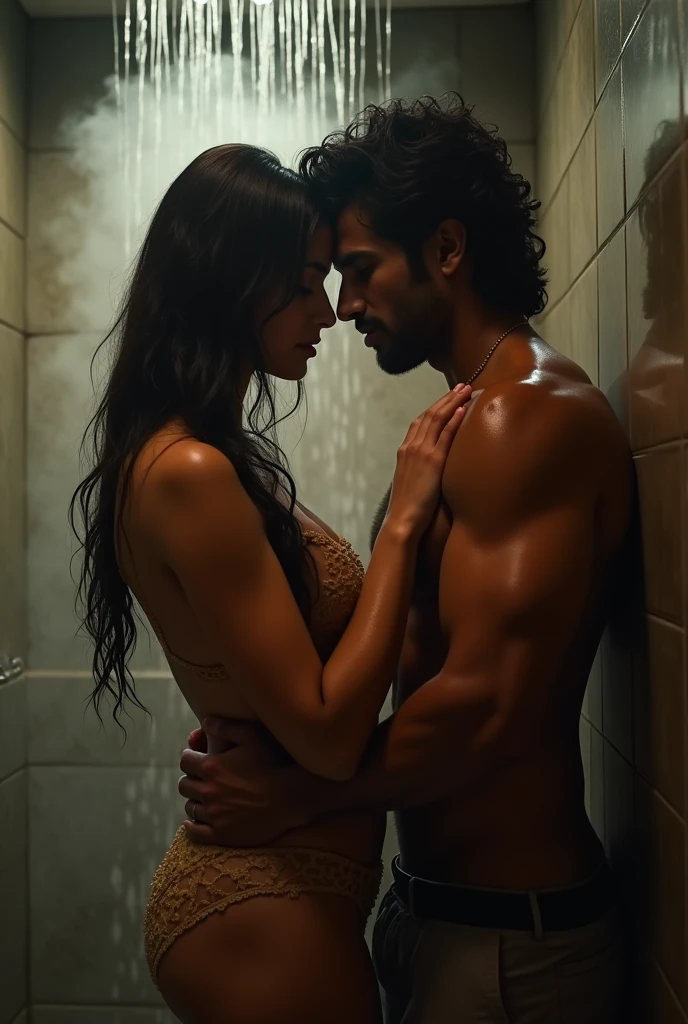 anushka sharma kissing on lips naked full body shot in bathroom, small boy