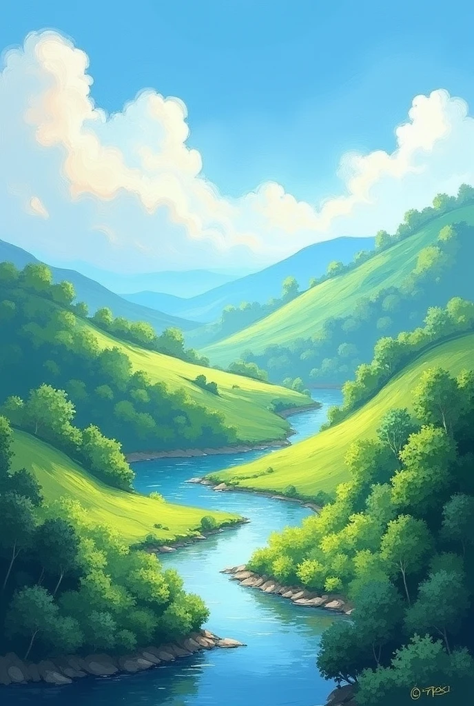 Easy impressionism art