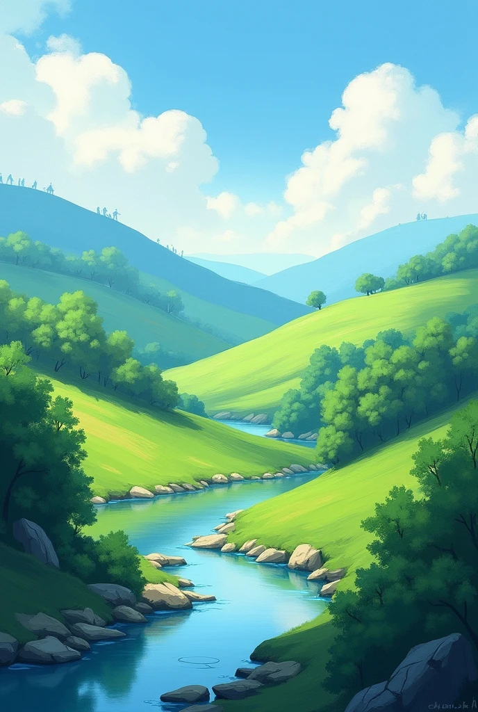Easy impressionism art