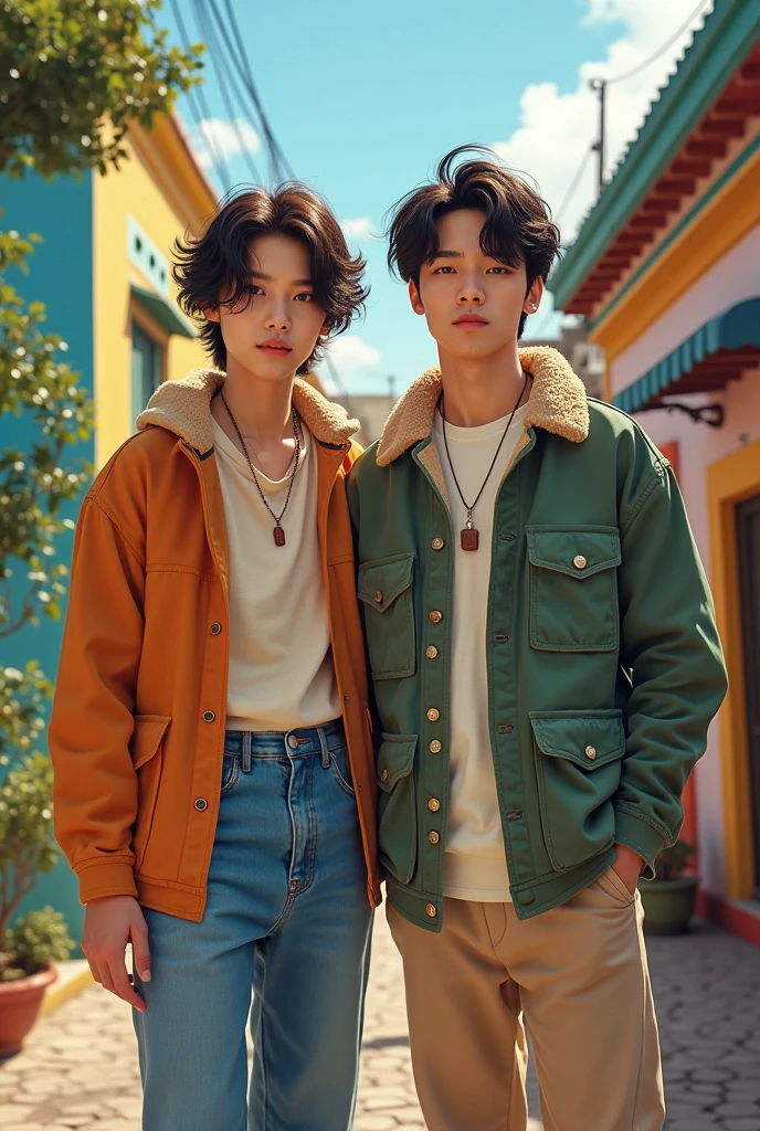 Park Jimin e Jeon Jungkook em Pernambuco