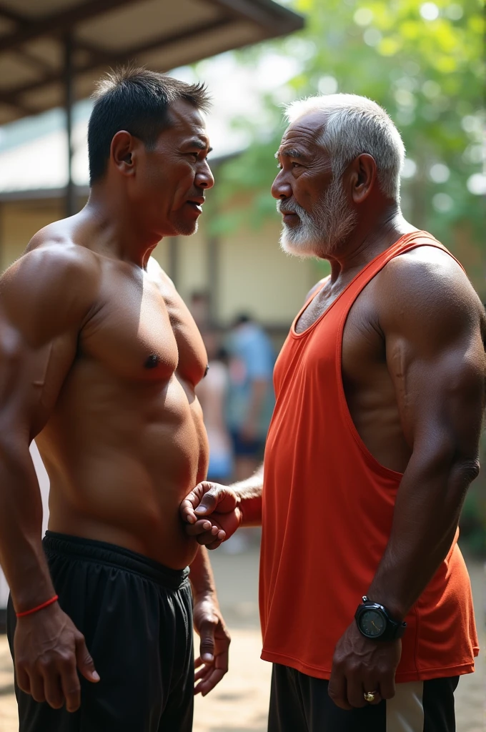 Mang ramon 70 years old fit witn muscle.
with her other, community fit muscles man