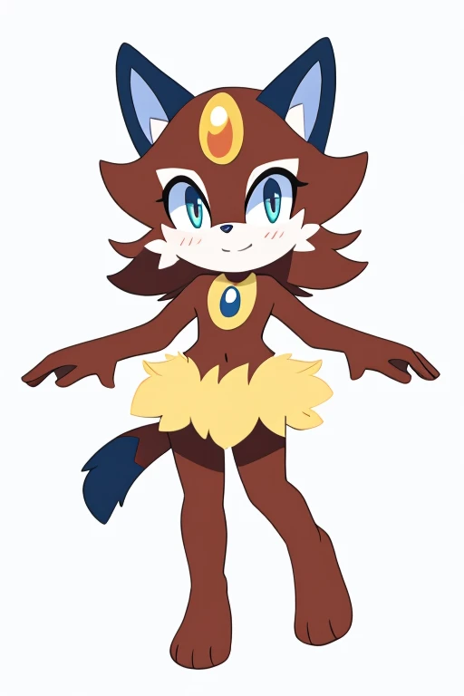 Furry female wildcat alola pokemon sun and moon fluffy sonic style