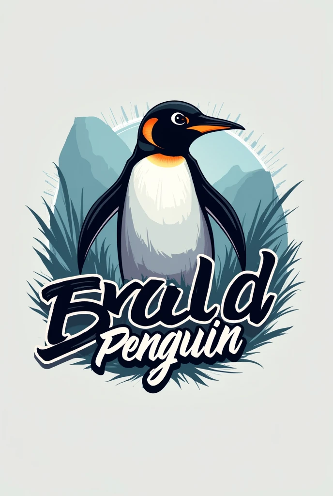 VLD word logo + a cool penguin