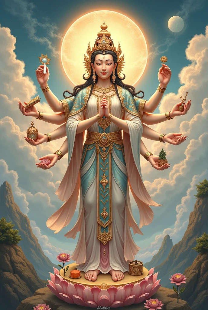 Buddha 10 hand avlokiteshwara