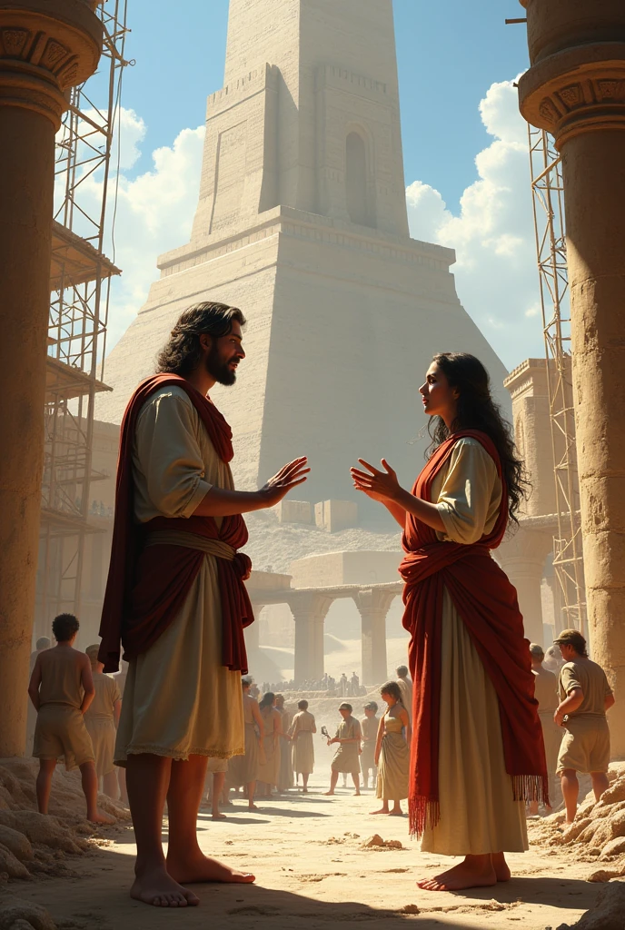 Someone from the time of the Tower of Babel, without understanding what the other person is saying, one speaks the other does not understand.