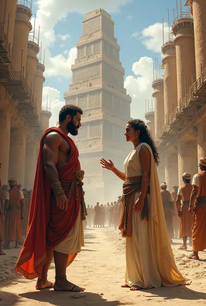 Someone from the time of the Tower of Babel, without understanding what the other person is saying, one speaks the other does not understand.