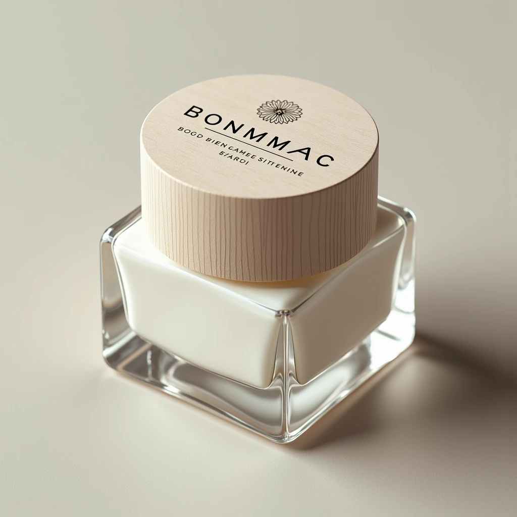 I want the jar to be flat and put the brand name on the side of the jar instead of the lid.