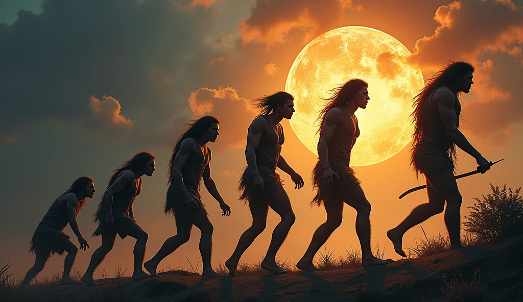 show the evolution of mankind
