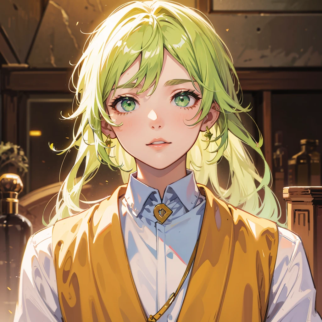 Green Hair,Green Eyes