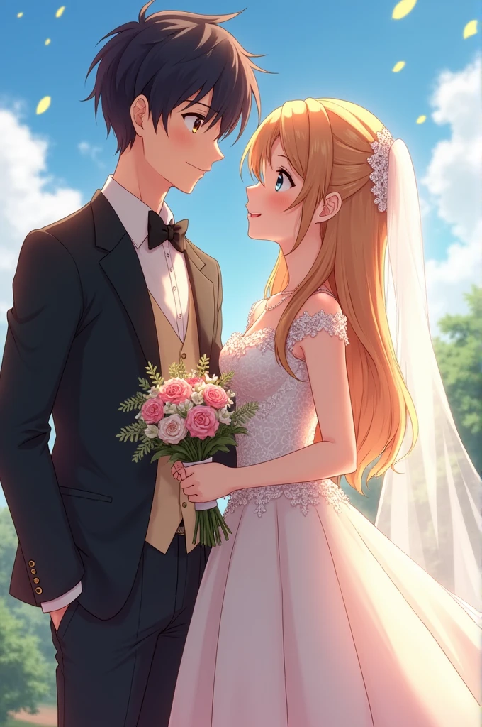 Anya anime30 year old make a Daniel aanya's boyfriend where a wedding dress