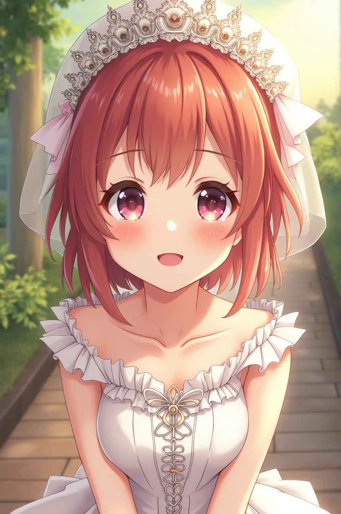 Anya anime30 year old make a Daniel aanya's boyfriend where a wedding dress change the background