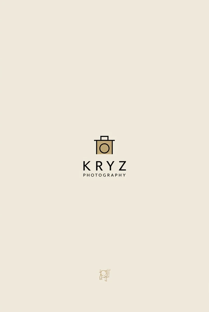 Create a logo for Kryzphotography camera background
