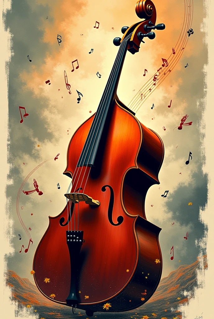 Create a poster with the theme of instrument