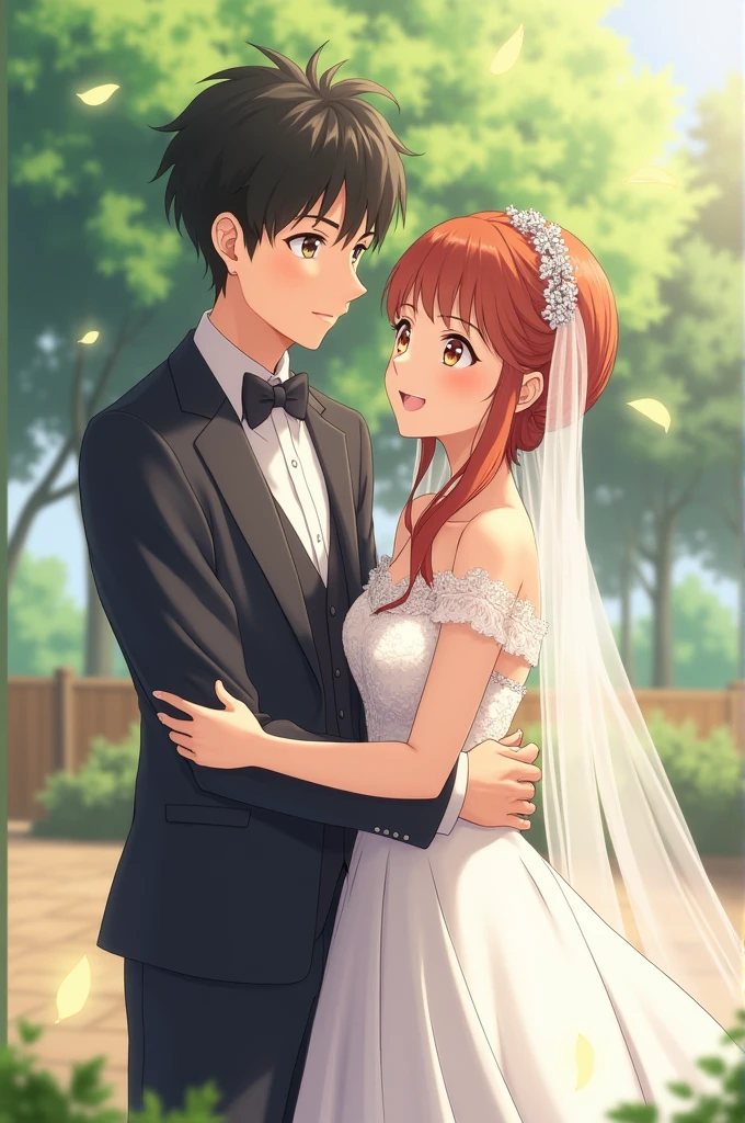 Anya anime30 year old make a Daniel aanya's boyfriend where a wedding dress change the background where is the Daniel aanya short hair make a 2 years later unnis are so happy but why happy