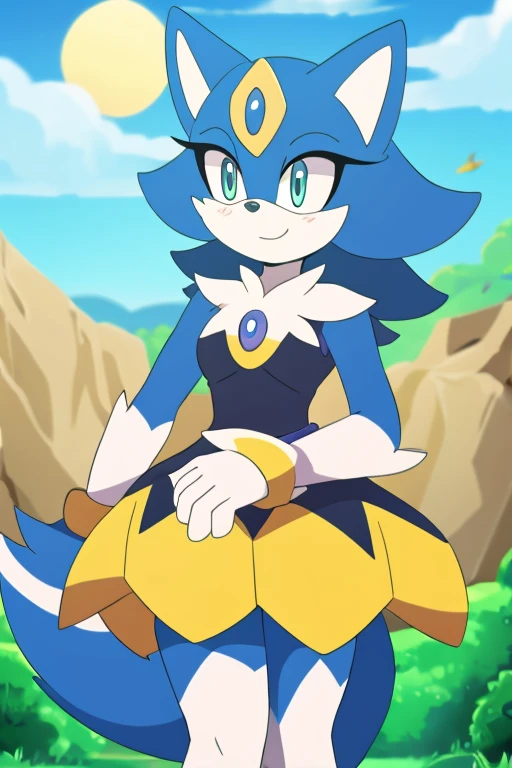 Furry female wolf alola pokemon sun and moon fluffy sonic style