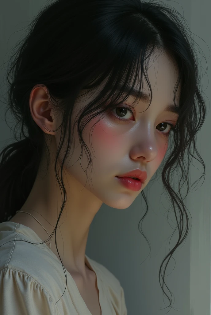 sad girl face