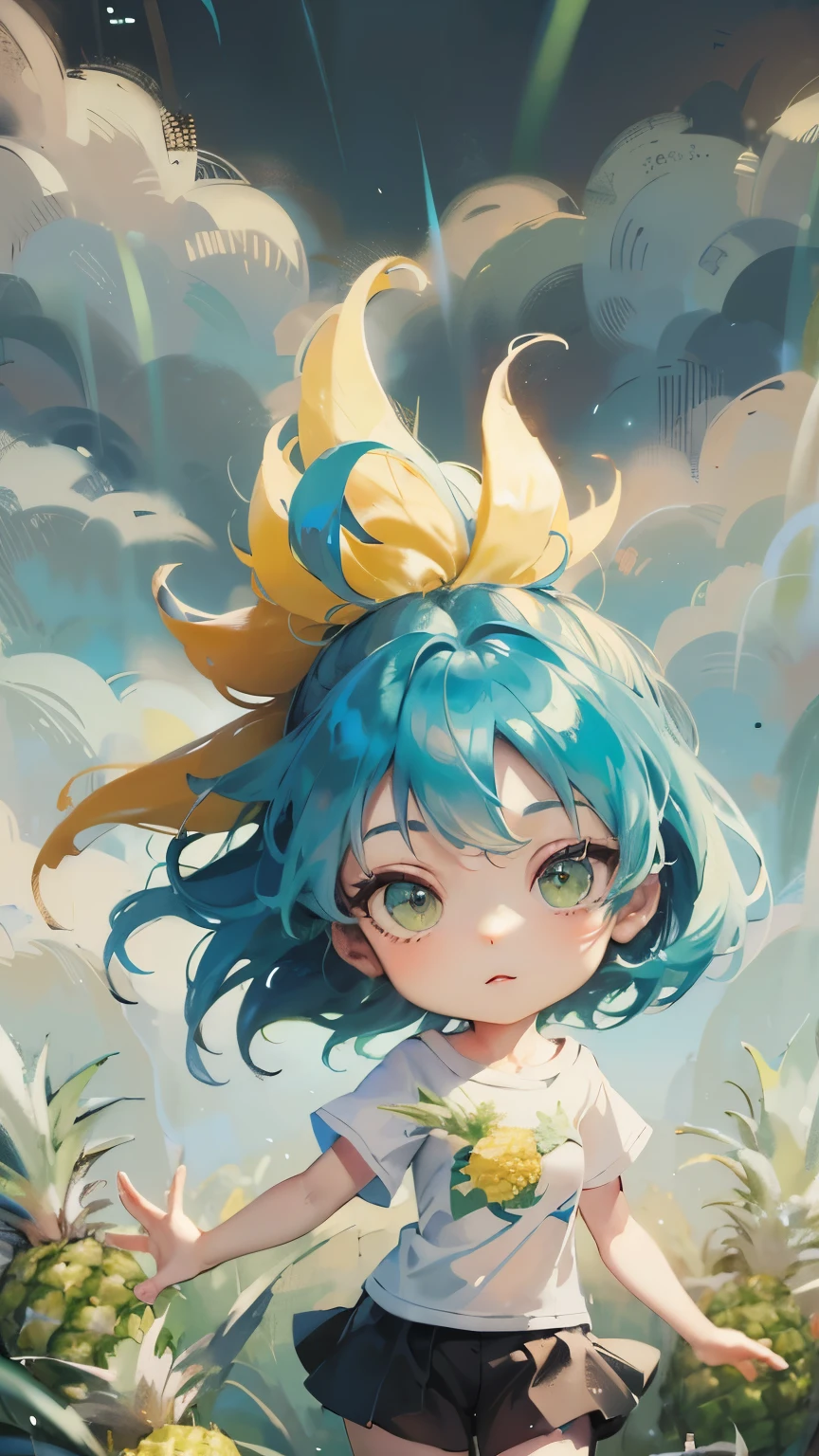 (Masterpiece、Fresh pineapple:1.5)