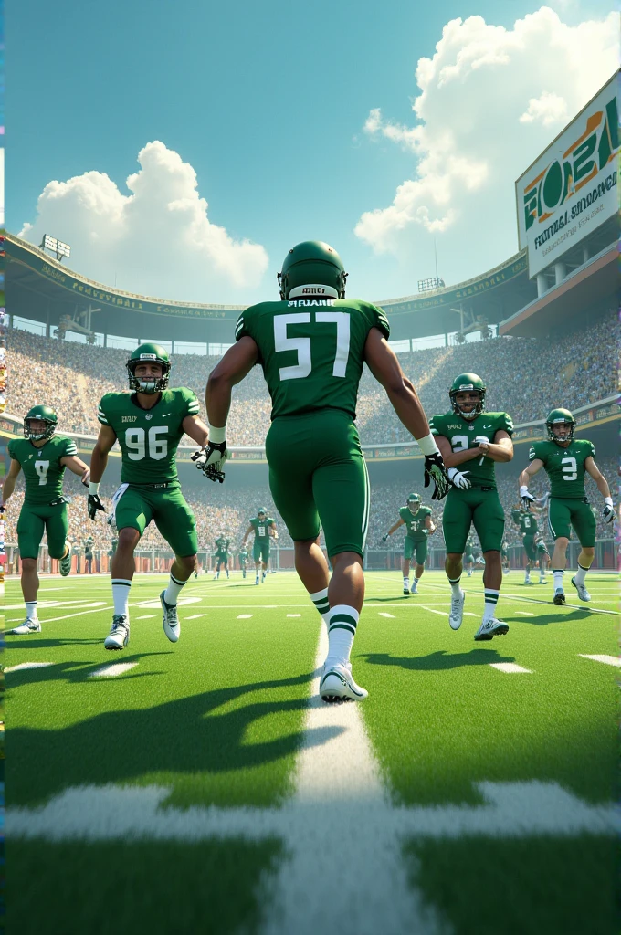 Cabrera green and white football school