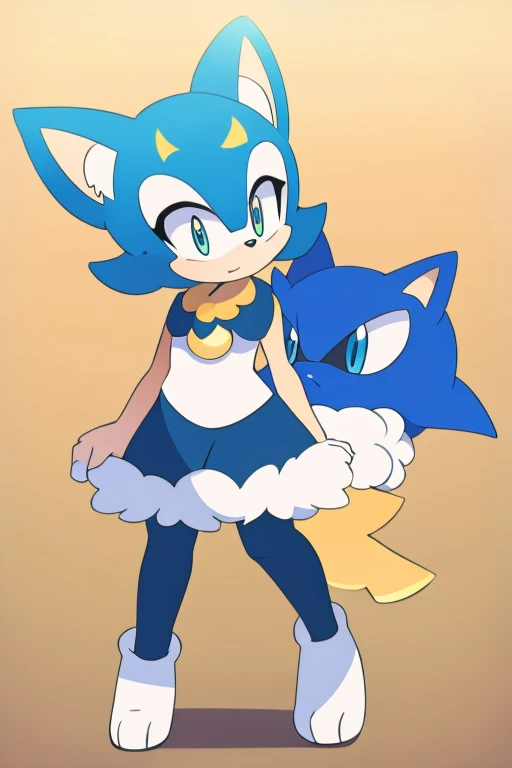 Furry female monster alola pokemon sun and moon fluffy sonic style