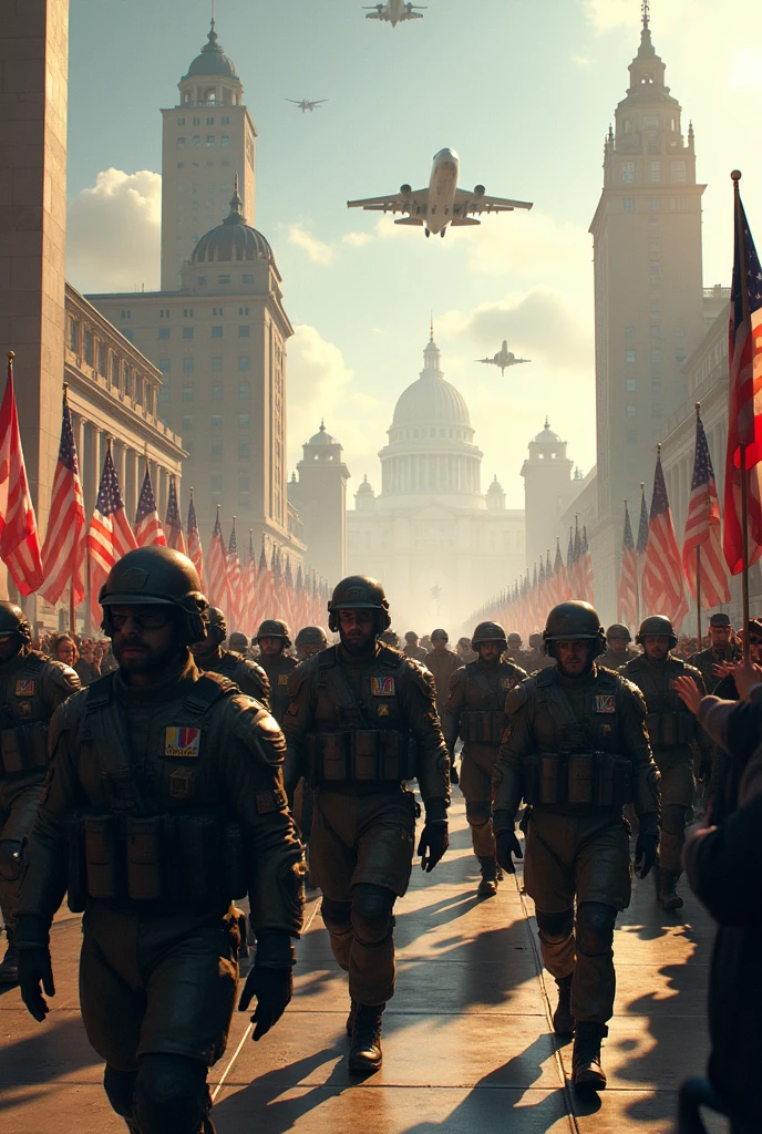 patriotic military parade helldivers 2