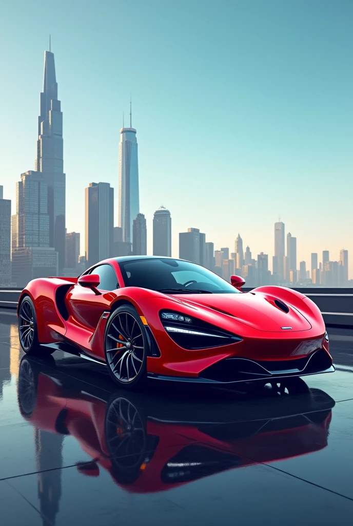 The red car