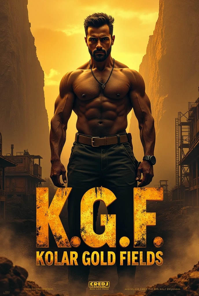 Create a logo of K.G.F