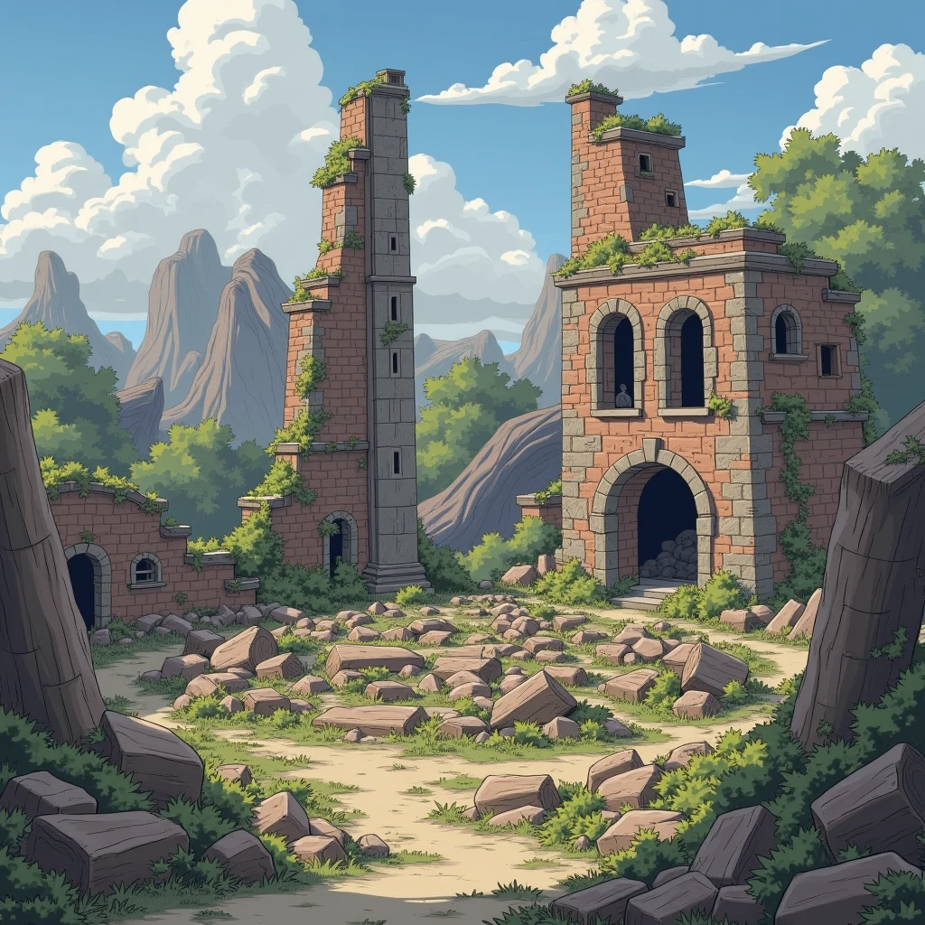 wood、city、Decayed、Site、Remains、rubble