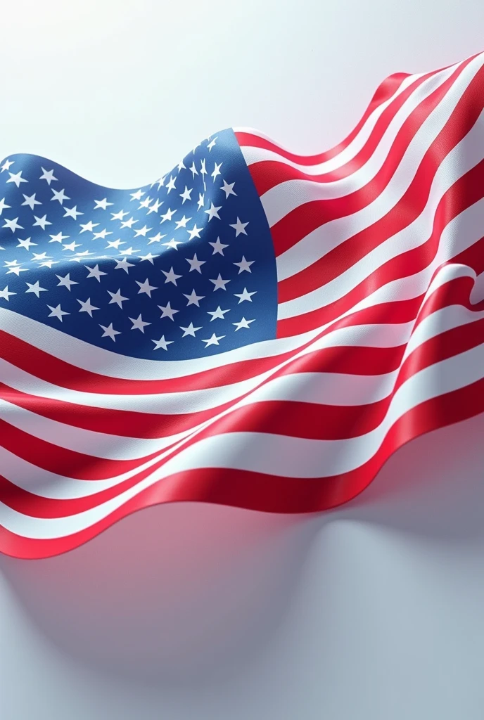 American flag  in wobble 