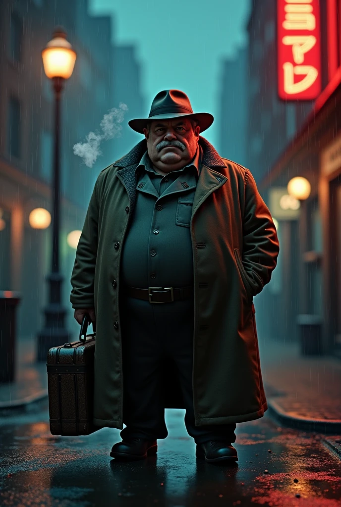 Detective Old Man Chubby Detective