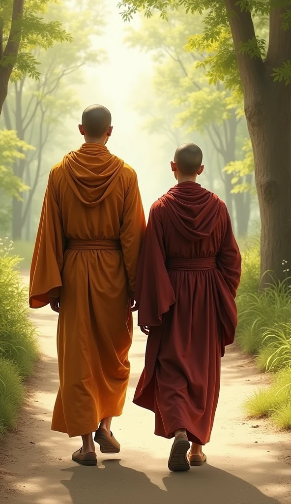 cinematic film still of  <lora:perfection style:0.1>
 <lora:detailed:0.1>
 <lora:Chiaroscuro Lighting Style:0.3>
 <lora:feet v2:0.3>
A perfect photo of a couple of monk people walking down a path,foot focus,cinematic feet,best feet,better Feet,awesome Feet,different Feet,1boy,male focus,outdoors,barefoot,water,blurry,depth of field,blurry background,dirty,photo background,dirty feet , perfect style, perfection style, detailed style, shallow depth of field, vignette, highly detailed, high budget, bokeh, cinemascope, moody, epic, gorgeous, film grain, grainy