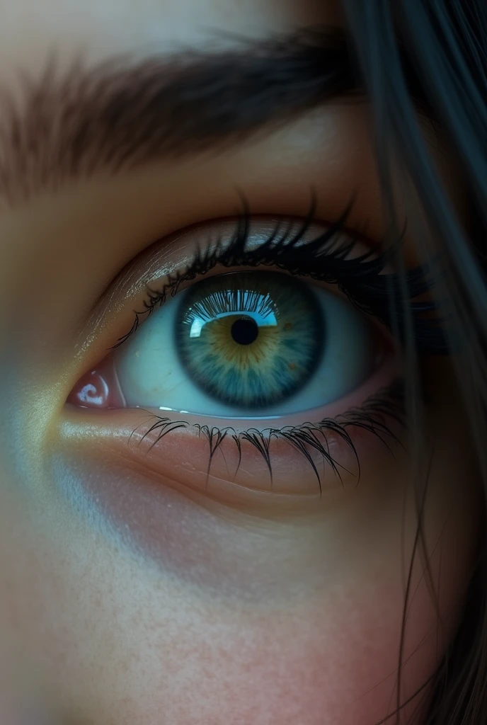 A girl eye