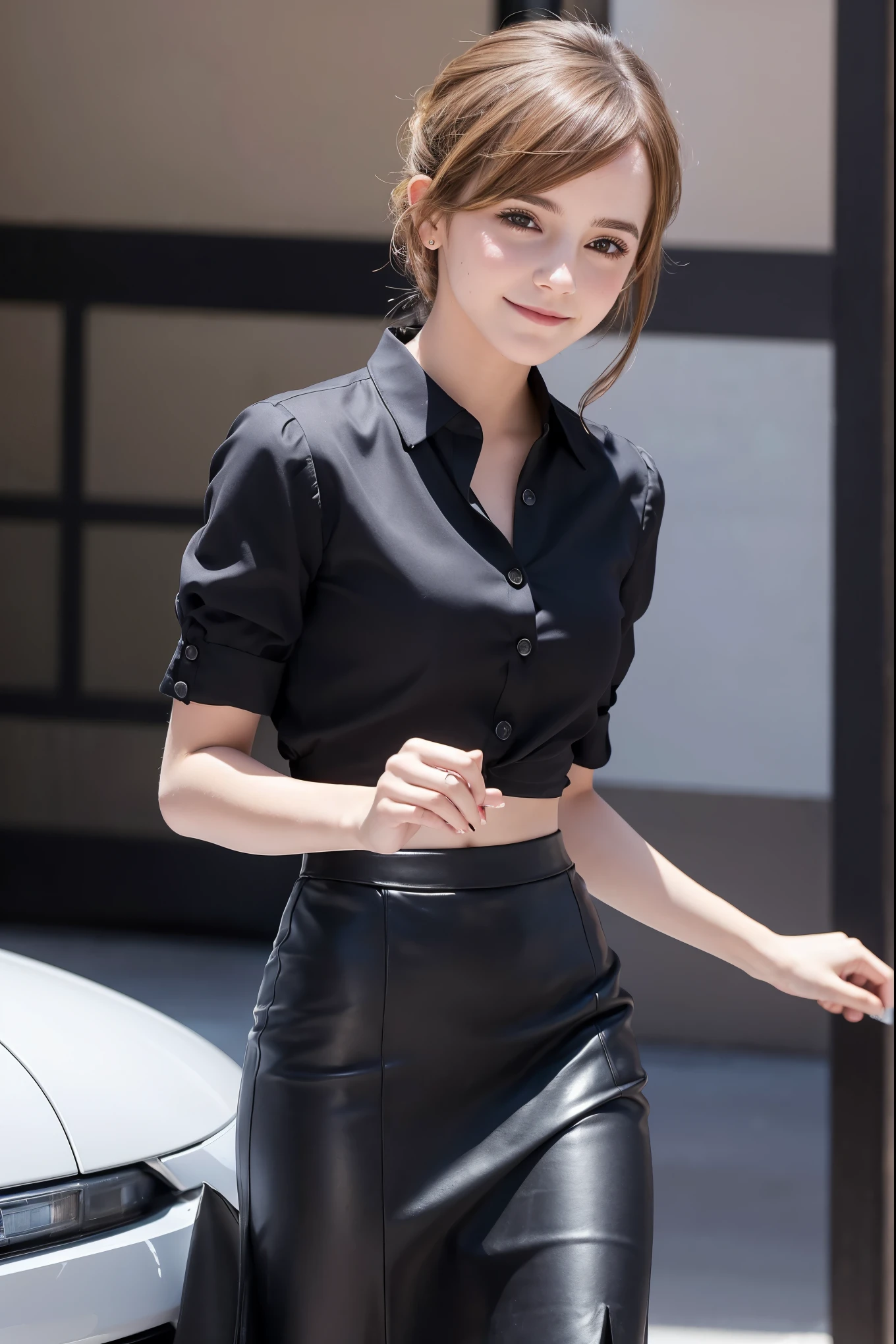 a woman in a red blouse and 黒いスカート posing for a pictureのエマ・ワトソン, Emma Watson in office clothes, Emma Watson in a pencil skirt, Emma Watson in business attire, very Emma Watson in a sexy outfit, Emma Watson in business attire, Emma Watson in elegant clothes, Emma Watson wearing a blouse, Emma Watson in a black skirt, Emma Watson in a sexy outfit, Emma Watson, businesswoman, Emma Watson in tight clothes, Emma Watson in a leather top, Emma Watson in puff sleeves, Interesting outfits, The enchanting and captivating Emma Watson, At work, Emma Watson in a tight simple outfit、Sexy Emma Watson、Emma Watson with a beautiful smile、Emma Watson smiling