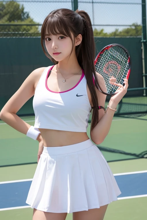 Cute Girls､high school girl､Idol､Tennis Wear､mini skirt､See-through､Real