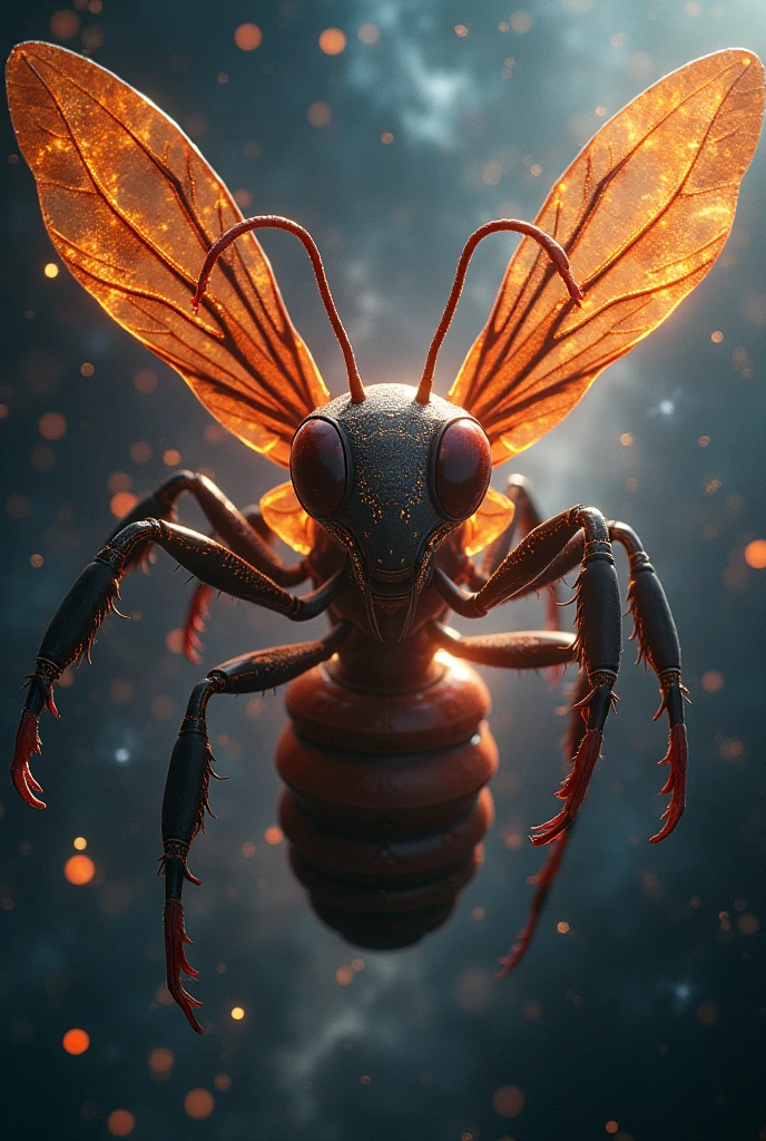 giant ants the size of the universe fly and shoot lasers