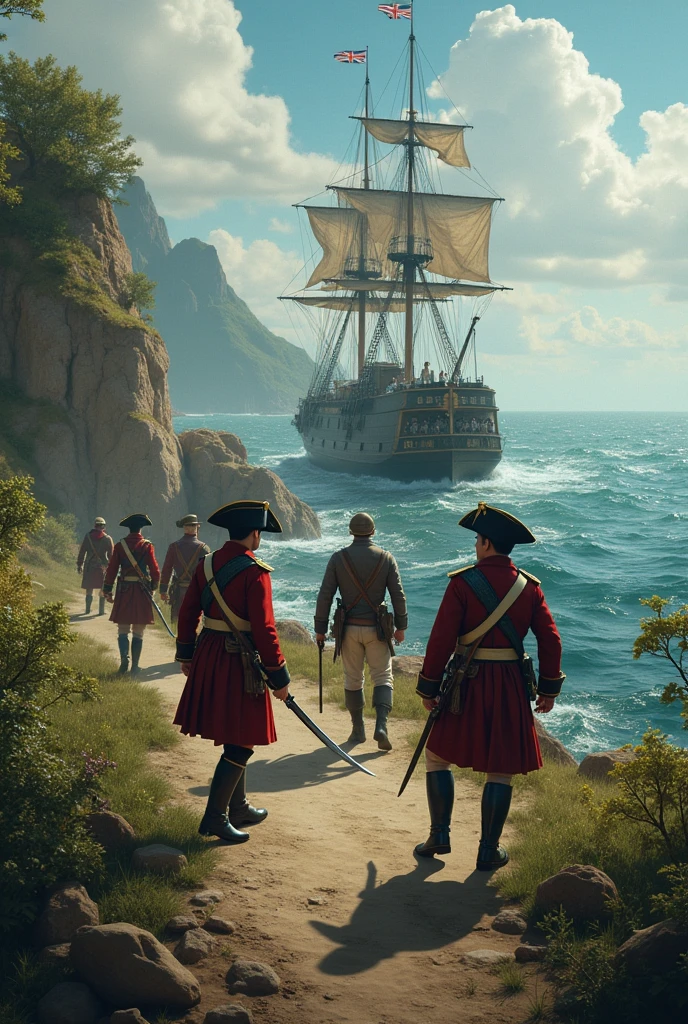 Make me a runner zombie chase a british empire soldier, the soldier hold a sabre
And the soldier has get helpful by a british seaman with blunderbuss, the seaman has kill the zombie
In san Sebastian island, they meet a france empire soldier group, 2 and 5 raise musket
But they see a big royal ship, they raise cannon and shoot to attention the ship
And france and british has accept to become a team, they go in a place have three cannon inside, they hear fire work sound
They meet barry a british seaman on the place he say: hello i think i has attention a ship overthere, i can low the platform and get out here ,until to bring the platform back up!
Barry has spin the platform, the platform has started move up
Some zombie has grow up and run in the team , rhey has build barricades and shoot the zombie
Barry say get on the platform
The team has on the platform
Barry has get a zombie pull in ground and attack, have a bomber has explode barry...