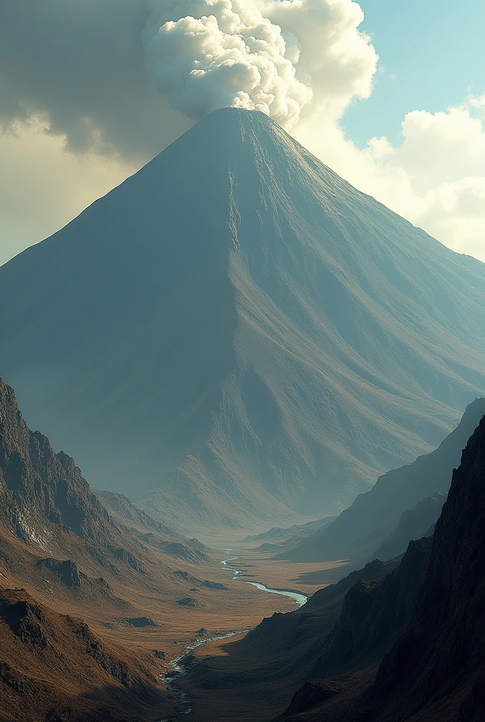 generates an image as realistic as possible of the Alzatate volcano

