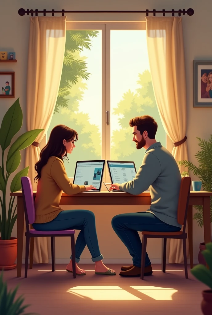 YOU AND YOUR WIFE HAVE TO WORK AT HOME
