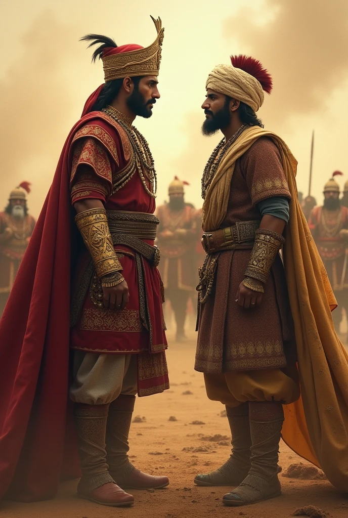 prithvi raj chouhansaid” I defeated you many times in the battlefield and left you alive as a prisoner...” said to mohammad gouri