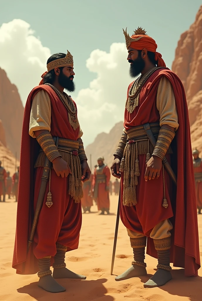 in desert 3d ,"mohammad gouri arrest front of prithvi raj chouhan"