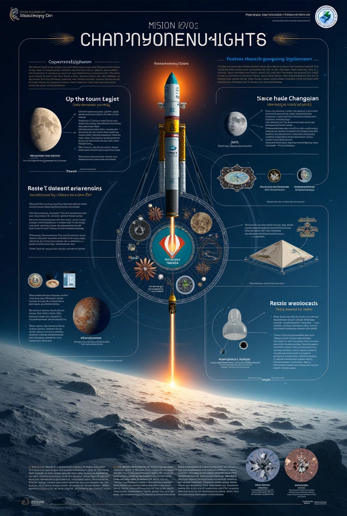 Poster on achievements of isro's chandrayaan mission