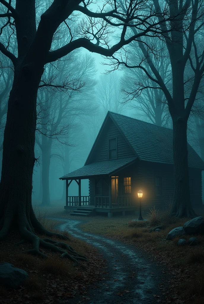 **The Watcher in the Woods**
---
In the small town of Hollow Creek, nestled deep in the forest, there was a legend—a story passed down through generations. It was a tale parents told their children to keep them from wandering into the woods alone. The story was of a creature, a shadowy figure known only as "The Watcher." It was said to be a protector of the forest, but one with a twisted sense of justice. The Watcher was believed to punish those who disrespected the woods, taking them away never to be seen again.
Despite the warnings, a group of teenagers decided to test the legend one cold autumn night. Emily, Jake, Sarah, and Tom had grown up hearing the stories, but they were skeptical. They were the type who craved adventure, the kind who didn’t believe in old wives’ tales. So, they packed their bags with flashlights, snacks, and a bottle of whiskey stolen from Tom’s father, and they set off into the woods.
The moon was a sliver in the sky, barely illuminating the path as they ventured deeper into the forest. The trees loomed overhead, their branches twisting like gnarled fingers reaching for the sky. The air was thick with the scent of damp earth and decaying leaves. As they walked, the sound of their footsteps seemed to be swallowed by the darkness, leaving an eerie silence in its wake.
"Maybe this wasn’t such a good idea," Sarah whispered, her voice trembling slightly.
"Don’t be such a baby," Jake scoffed. "It’s just a story. There’s no such thing as The Watcher."
Emily, the bravest of the group, laughed. "Exactly! We’ll be fine. Besides, it’ll make a great story to tell at school on Monday."
They reached a clearing where the trees parted, revealing an old, dilapidated cabin. The wood was rotten, and the roof had caved in on one side. It looked like it hadn’t been touched in years, maybe decades. The group hesitated for a moment before Tom, emboldened by the whiskey, pushed forward.
"Let’s check it out," he said, grinning mischievously.
The others f