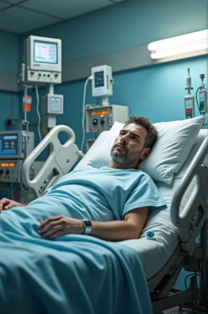 I want my in hospital admitted on bed like petient