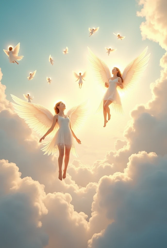 Heaven with angels on Sunday 