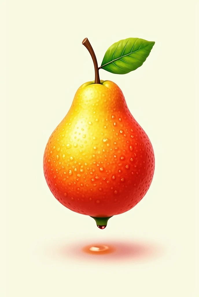 Logo Image of a fresh, juicy fruit with a refreshing drop of juice flowing out of it. Bright colors are associated with nature and freshness.