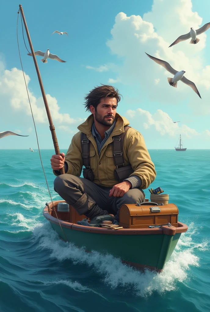 Young fisherman