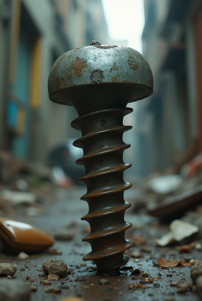 a screw with a homeless life
